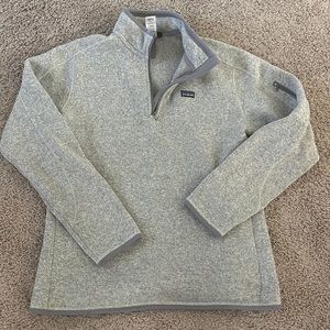 Patagonia Gray Quarter-Zip Pullover